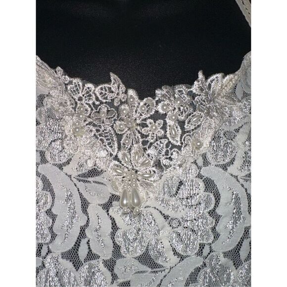 Beautiful Vintage Kathy Ireland Lacey Slip Dress  Intimates Women's Size large c - Picture 10 of 11